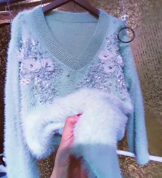 Удобный осенне-зимний свитер, женский эстетичный шикарный элегантный кардиган пригородной вязки, повседневный удобный новый топ купить онлайн / Ручки для рисования ~ Manhattan-realt.ru 11