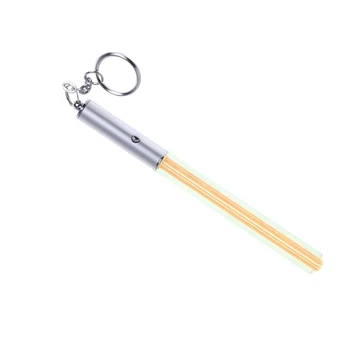 Брелок со светодиодной подсветкой, светящаяся ручка, украшение в виде светящейся ручки, брелки для световых мечей, креативные маленькие брелки для ключей 2