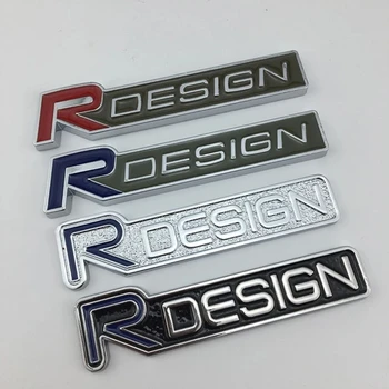 3D Логотип Rdesign Эмблема R Design Значок Багажника Автомобиля Volvo S60 XC60 V40 XC90 V70 S80 S40 V50 V60 C30 Аксессуары Для Наклеек R Design 1
