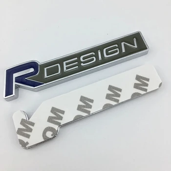 3D Логотип Rdesign Эмблема R Design Значок Багажника Автомобиля Volvo S60 XC60 V40 XC90 V70 S80 S40 V50 V60 C30 Аксессуары Для Наклеек R Design 2