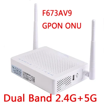 GPON ONU двухдиапазонный, f673av9, f673av9a, 4Ge Lan, 5G, AC, WiFi, ont, FTTH, оптоволокно, английская прошивка, бесплатная доставка, новый 1