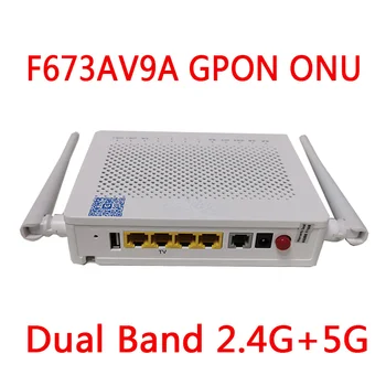 GPON ONU двухдиапазонный, f673av9, f673av9a, 4Ge Lan, 5G, AC, WiFi, ont, FTTH, оптоволокно, английская прошивка, бесплатная доставка, новый 2
