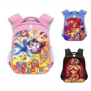 Рюкзак с 3D принтом The Amazing Digital Circus Bookbag Для детского сада, сумка для начальной школы, Детские рюкзаки Mochila, подарки на день рождения 1