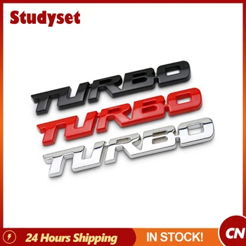 Металлическая автомобильная наклейка с модифицированным логотипом Turbo Sports, наклейка на кузов, декоративная наклейка на хвост автомобиля, автомобильные аксессуары, прямая поставка 1