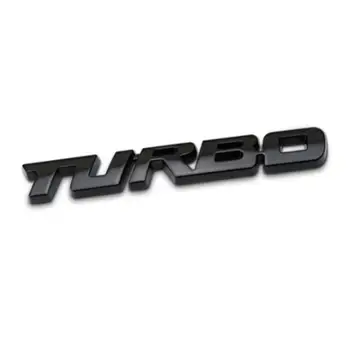 Металлическая автомобильная наклейка с модифицированным логотипом Turbo Sports, наклейка на кузов, декоративная наклейка на хвост автомобиля, автомобильные аксессуары, прямая поставка 2