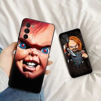 Силиконовый Мягкий Чехол для Телефона Motorola Moto G8 G9 G52 G30 G32 G22 G71 G60 G51 G50 G31 Edge 30 20 Lite Horror Child Chucky 2