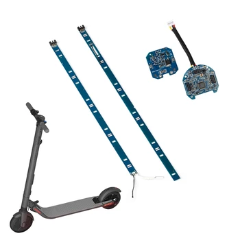 Темно-синяя плата защиты аккумулятора для электрического скутера BMS 36V ES1 ES2 ES4, Литиевая панель защиты, поддержка связи