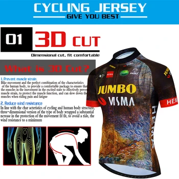 JUMBO VISMA Cycling Mtb Clothing Man Мужские Брюки Униформа 2024 Наряд Одежда Летняя Джерси Мужские Наборы Комплект Костюм Велосипедная Гелевая Команда 2
