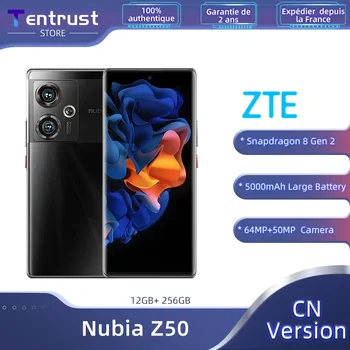 ZTE Nubia Z50 12 ГБ 256 ГБ Snapdragon 8 Gen 2 6,67 Дюйма 144 Гц AMOLED Дисплей 64 Мп Основная Камера 5000 мАч 5G 1