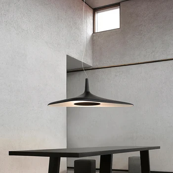Ресторанная люстра, креативная летающая тарелка неправильной формы, простая модельная комната, дизайнер художественного оформления, выставочные светильники 2