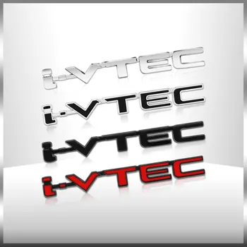 3D Хромированная Металлическая Наклейка I VTEC Эмблема Значок Наклейка Для Honda Civic CRV Внедорожник Accord Spirior Odyssey Наклейка На Задний Багажник Автомобиля Декор 2