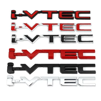 3D Логотип VTEC Металлическая Эмблема Значок Наклейки Автомобильная Наклейка для Honda City cb400 i-VTEC vfr800 cb750 Civic Accord Odyssey Spirior CRV Внедорожник 2