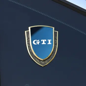 Автомобильная Наклейка Эмблемы Боковой Щит Стайлинга Автомобилей Логотип Значок Авто Наклейка На Окно Кузова Для Golf GTI 4 5 6 7 MK4 MK5 MK7 Автомобиль 2