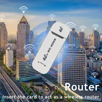 Беспроводной USB-ключ LTE, WiFi-маршрутизатор, мобильный широкополосный модем со скоростью 150 Мбит / с, флешка, SIM-карта, USB-адаптер, карманный маршрутизатор, сетевой адаптер 1