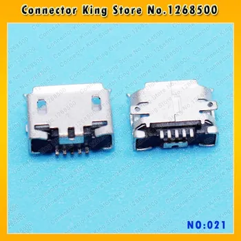 Разъем USB ChengHaoRan Micro female SMT для зарядки печатной платы типа B, MC-021 2