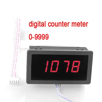интеллектуальный светодиодный цифровой счетчик dykb электронный счетчик DRO head Сохранение при отключении питания дисплей 0-9999 панельный счетчик 1