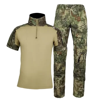 Военная тактическая одежда для мужчин Комплект военной формы Cp Пейнтбольная страйкбольная одежда Футболка Брюки Тактические костюмы