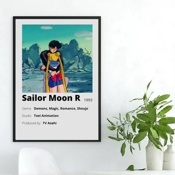 Симпатичная девушка-морячка из аниме Бабайте, Плакат M-Moons, Крафт-бумага, Винтажный плакат, Настенная живопись, наклейки для учебы, Большие Сие 2
