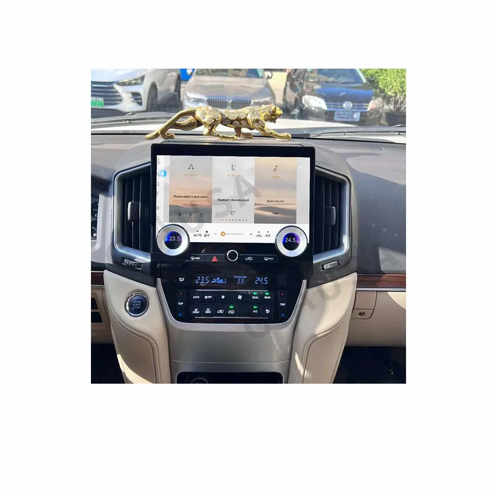 128 Г Экран Tesla Для 2014-2017 Toyota Tundra Android 12,0 Автомобильный Мультимедийный Плеер GPS Навигация Аудио Радио Стерео Головное Устройство DSP Изображение 3
