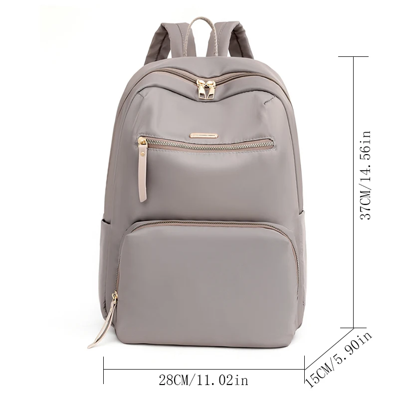 2023 Высококачественный Оксфордский Дизайнерский Модный Женский рюкзак, мягкий на ощупь, с несколькими карманами, Маленький рюкзак, женская сумка через плечо Изображение 3