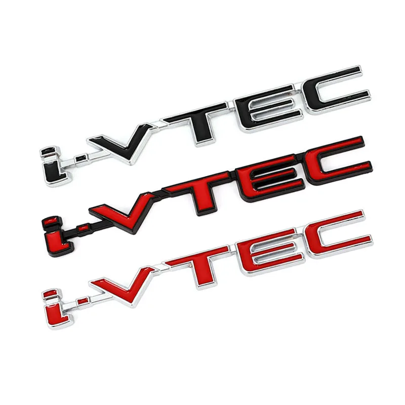 3D Логотип VTEC Металлическая Эмблема Значок Наклейки Автомобильная Наклейка для Honda City cb400 i-VTEC vfr800 cb750 Civic Accord Odyssey Spirior CRV Внедорожник Изображение 2