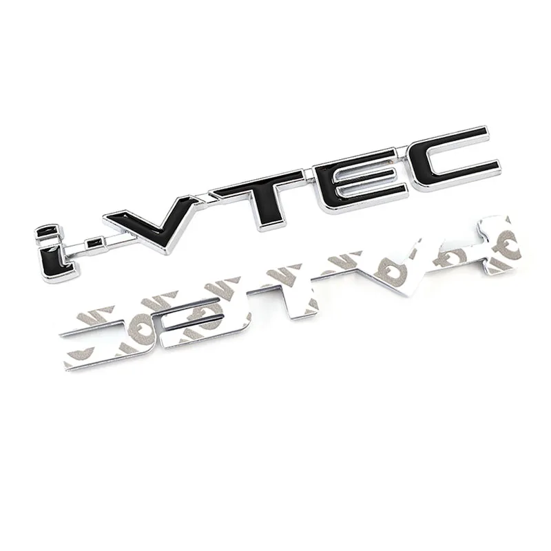 3D Логотип VTEC Металлическая Эмблема Значок Наклейки Автомобильная Наклейка для Honda City cb400 i-VTEC vfr800 cb750 Civic Accord Odyssey Spirior CRV Внедорожник Изображение 5