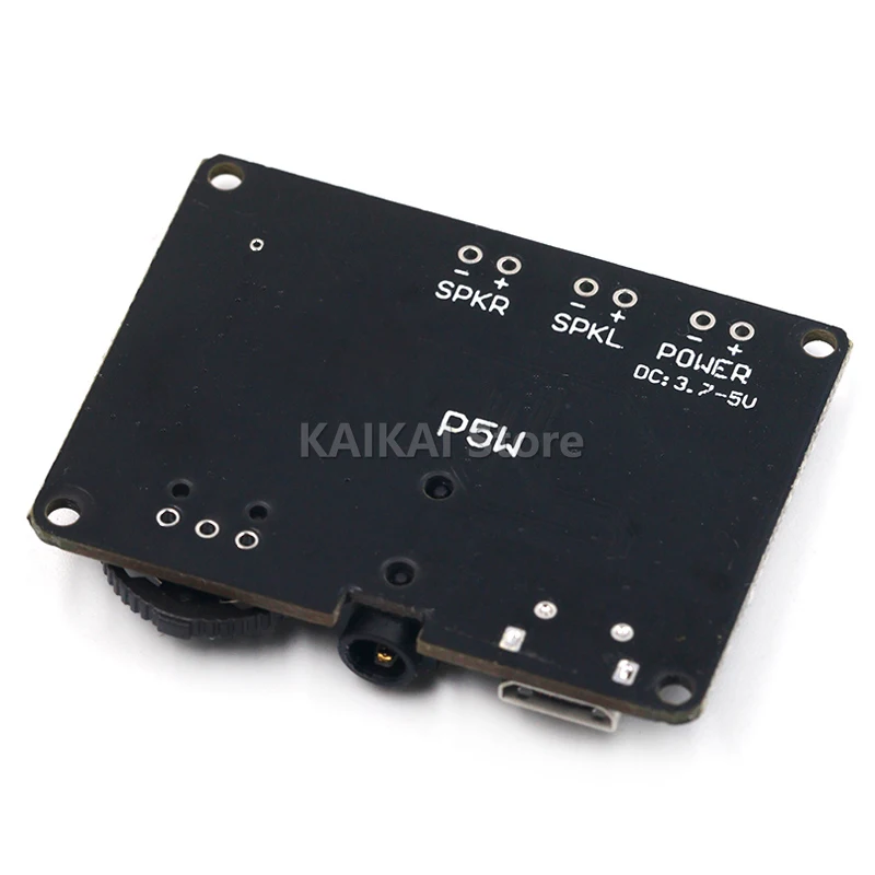 5 Вт + 5 Вт PAM8406 Bluetooth 5,0 DC3.7-5V стерео аудио модуль усилителя мощности XY-P5W для Arduino diy kit Изображение 4