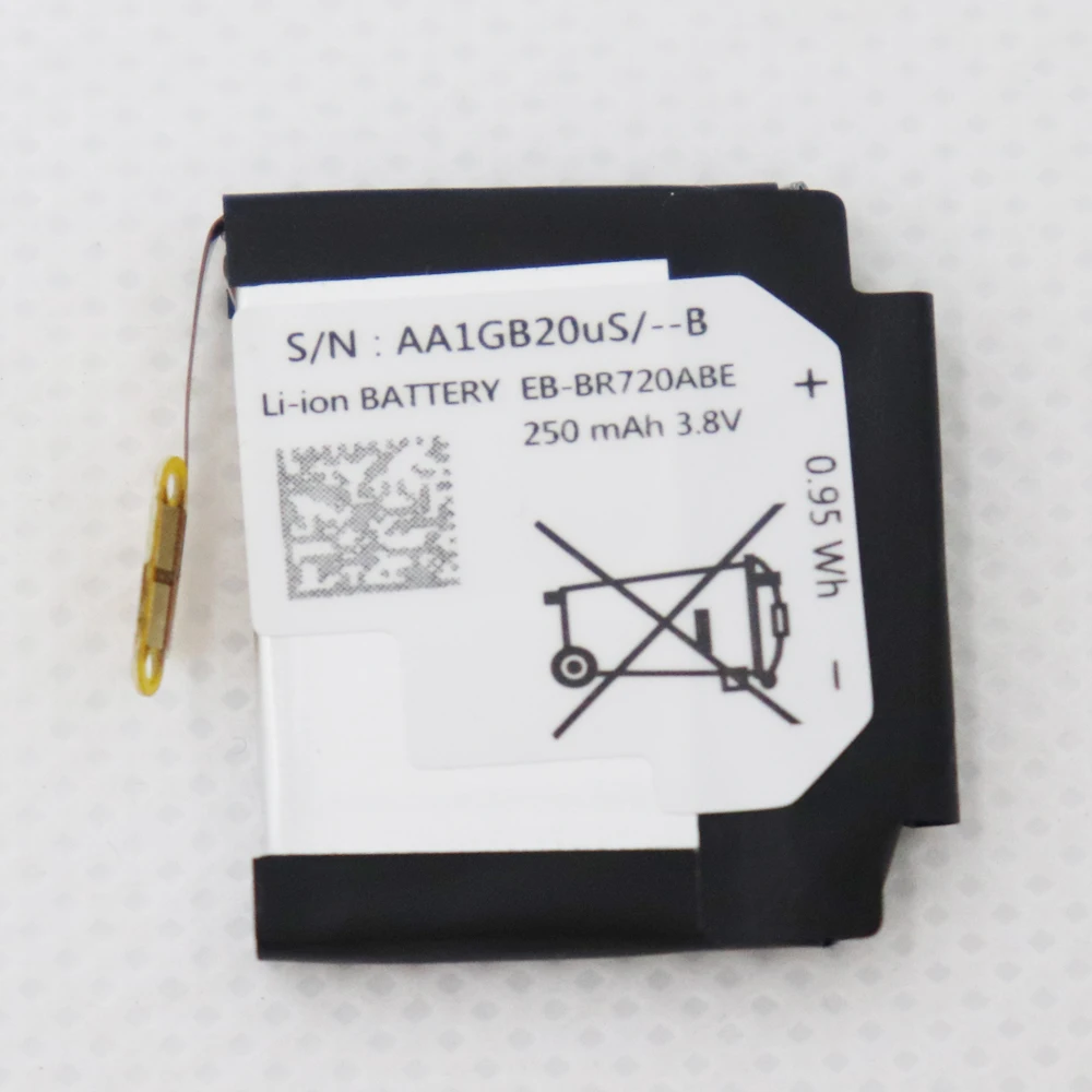 5 шт./лот Аккумулятор EB-BR720ABE для Samsung Gear S2 Smart Watch R720 Замена аккумулятора Изображение 1