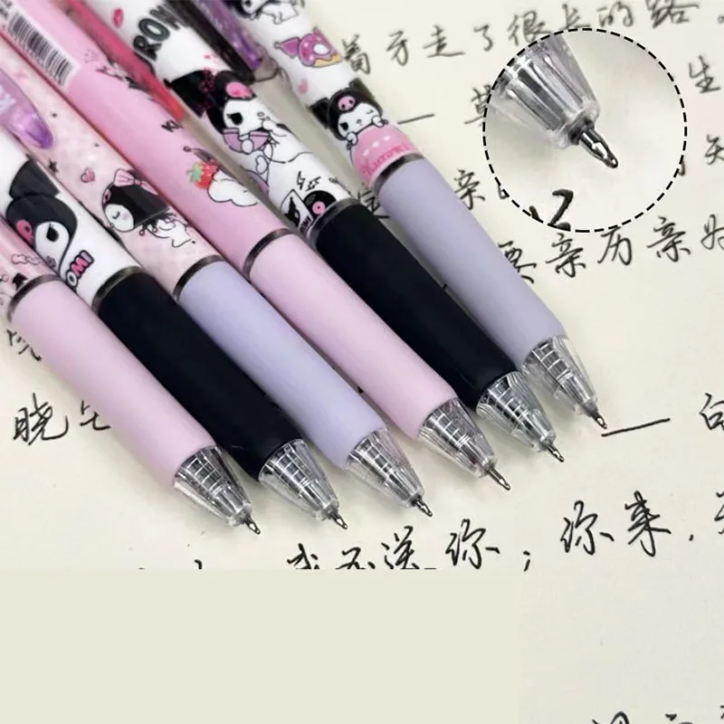 72 шт./ лот Sanrio Kawaii Dog Cat Press Гелевая ручка, милые ручки для подписи черными чернилами 0,5 мм, Рекламные Подарочные Офисные школьные принадлежности Изображение 3