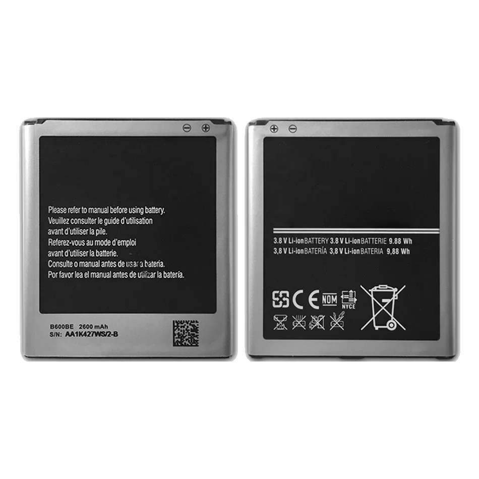 B600BC B600BE B600BK B600BU 2600 мАч Батарея Для Samsung GALAXY S4 I9500 I9502 I9295 GT-I9505 I9508 I959 I337 Batterij Изображение 2