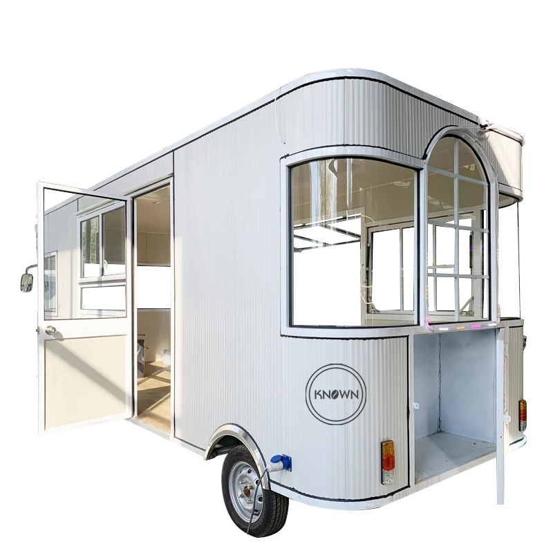 OEM Новый Уличный Продовольственный грузовик Мобильный автомобиль для быстрого приготовления хот-догов Индивидуальные киоски для мороженого и гамбургеров Изображение 5