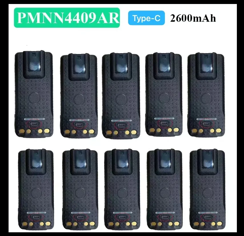 PMNN4409 AR Литий-Ионный Аккумулятор 7,4 В 2600 мАч Без Зарядки Impres Type-C, Совместимый для Motorola P8608 P8660 GP328D Изображение 2
