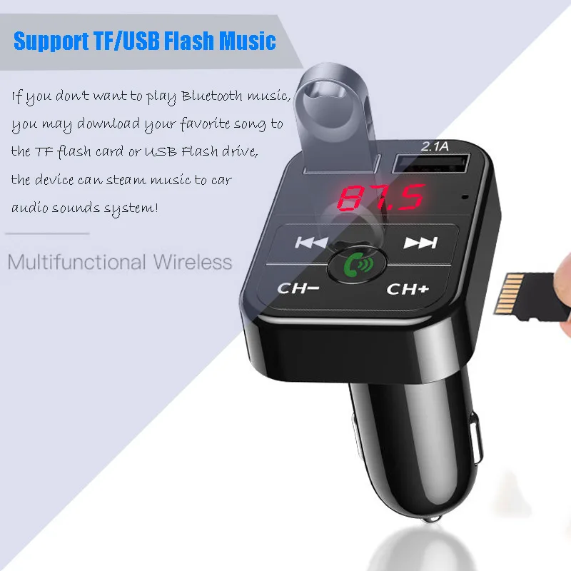 Автомобильный FM-передатчик Bluetooth 5.0 с громкой связью для Chevrolet Niva Spark Orlando Captiva Epica Cruze Aveo Lacetti Sonic Изображение 2