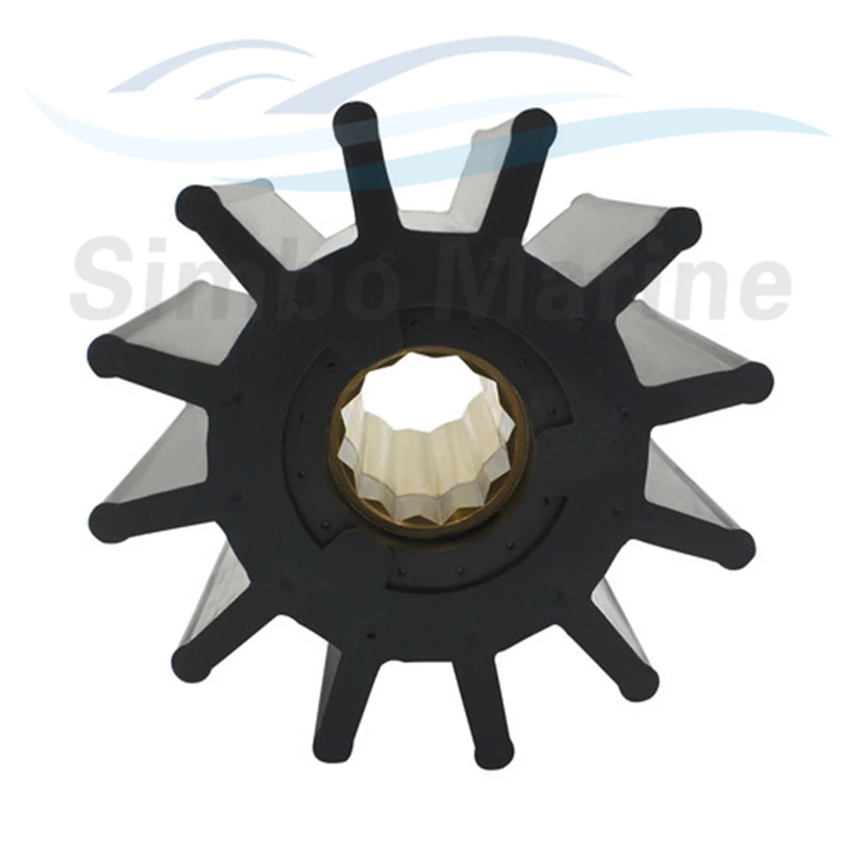 Гибкое рабочее колесо насоса для забортной воды Yanmar от modell year 97 Motors Системы охлаждения двигателя 6SY-STP, 8SY-STP Изображение 5