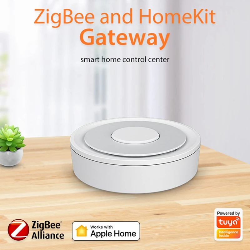 Для Homekit Tuya Zigbee Gateway Hub Smart Life APP Kit Для Apple Siri Alexa Google Home Голосовое Управление Wifi Беспроводной Мост Изображение 3