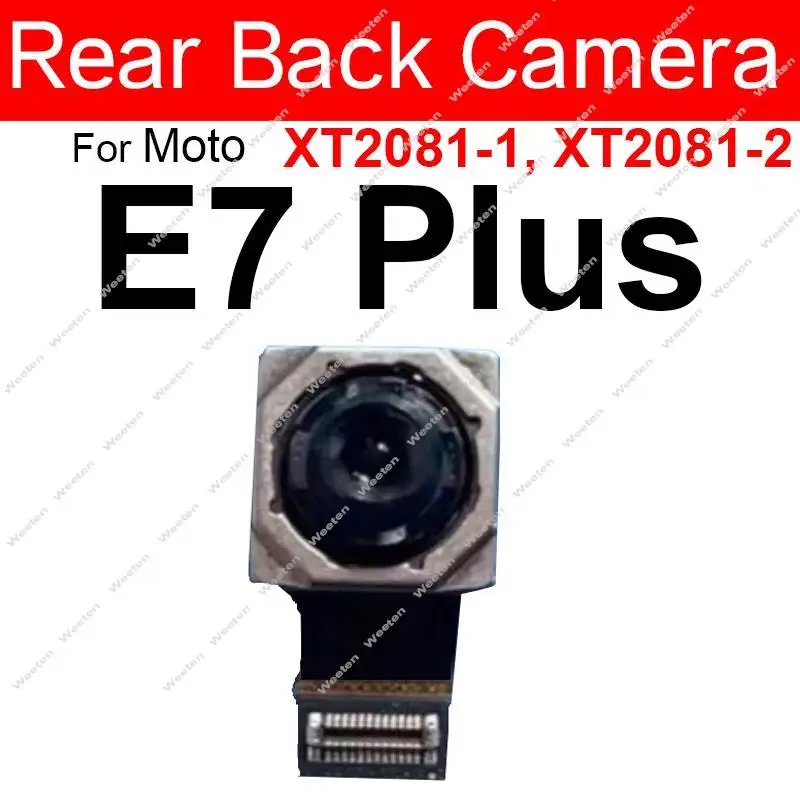Задняя Фронтальная селфи-камера для Motorola MOTO E7 E7Plus E7 Power E7i Power Части модуля задней фронтальной камеры Изображение 2