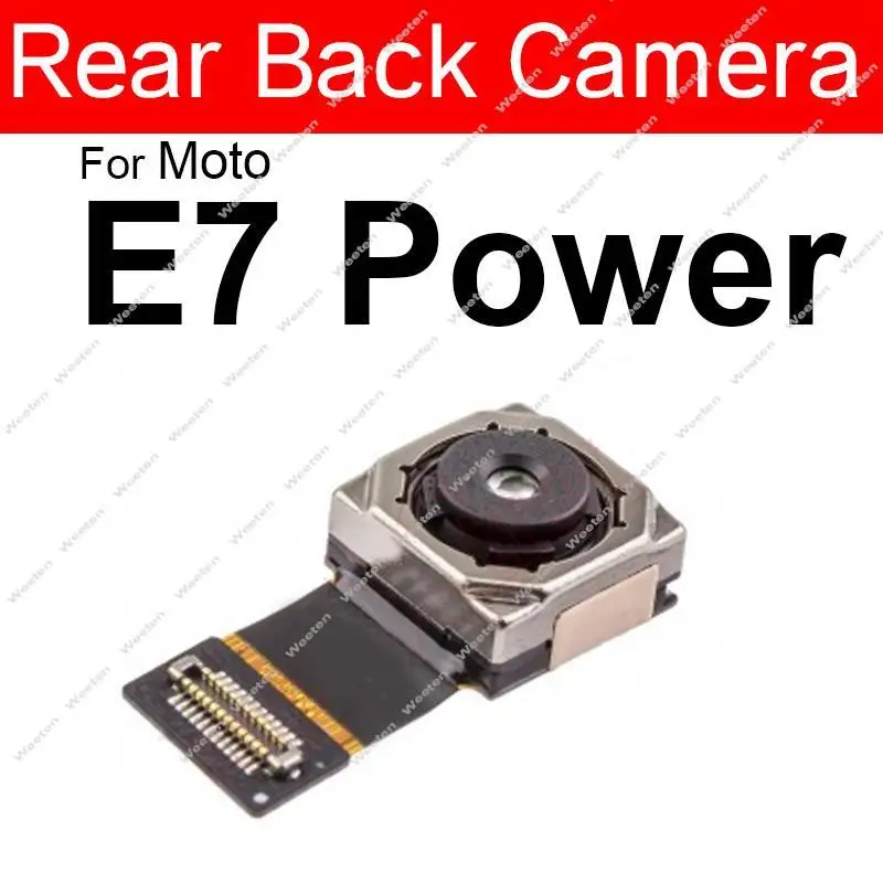Задняя Фронтальная селфи-камера для Motorola MOTO E7 E7Plus E7 Power E7i Power Части модуля задней фронтальной камеры Изображение 3