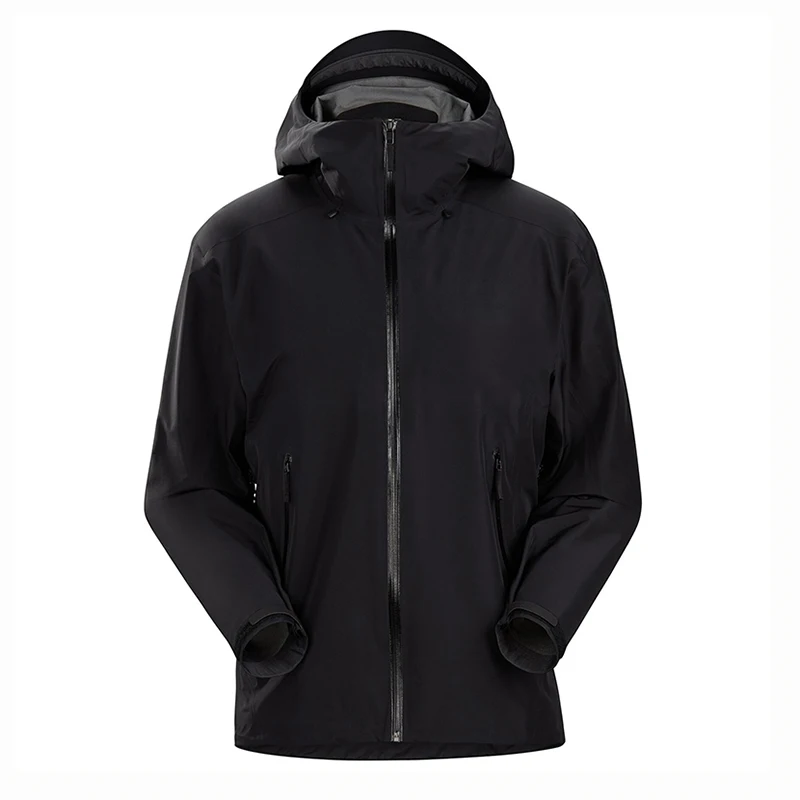 Качественная Брендовая Дизайнерская Мужская Тактическая куртка Hard Shell, осенняя, на молнии, водонепроницаемая, с капюшоном, для пеших прогулок, Сафари, пальто Изображение 2