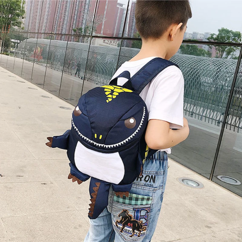 Креативный мультяшный детский рюкзак с мультяшным динозавром, сумка для книг, школьные сумки для мальчиков и девочек из детского сада, рюкзаки для школьников Изображение 4