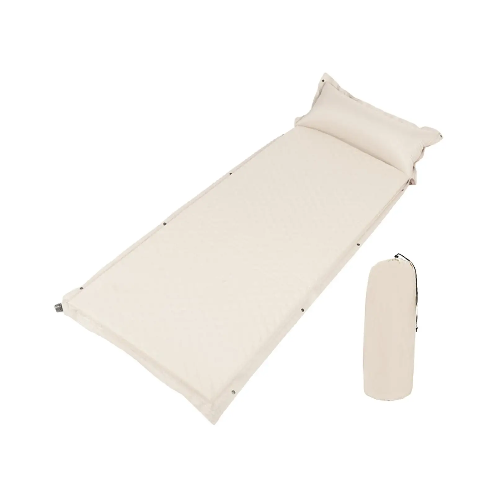 Надувной матрас, спальный коврик, коврик для кемпинга, Прочная подушка, складываемая на открытом воздухе Изображение 1