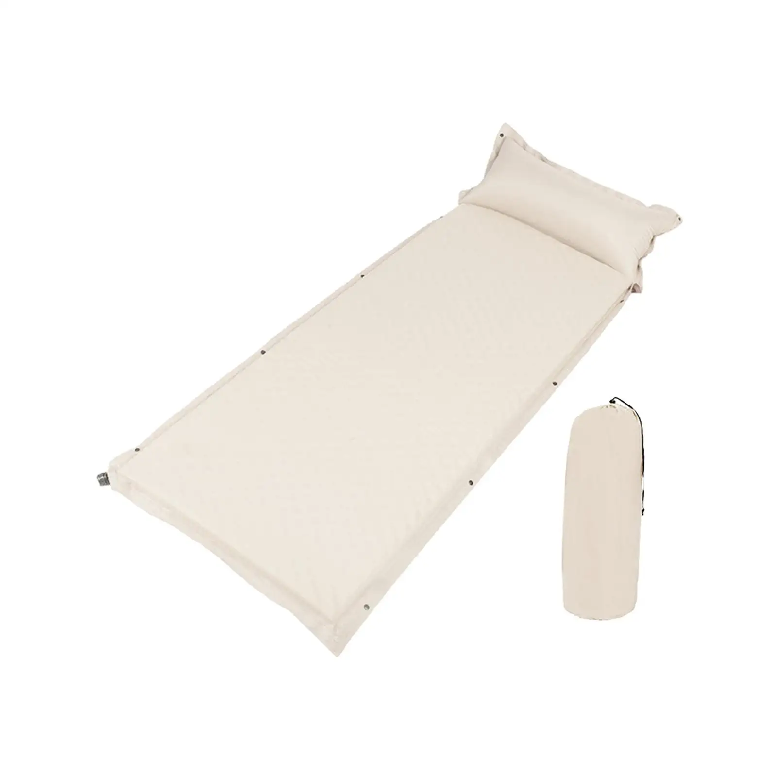 Надувной матрас, спальный коврик, коврик для кемпинга, Прочная подушка, складываемая на открытом воздухе Изображение 3