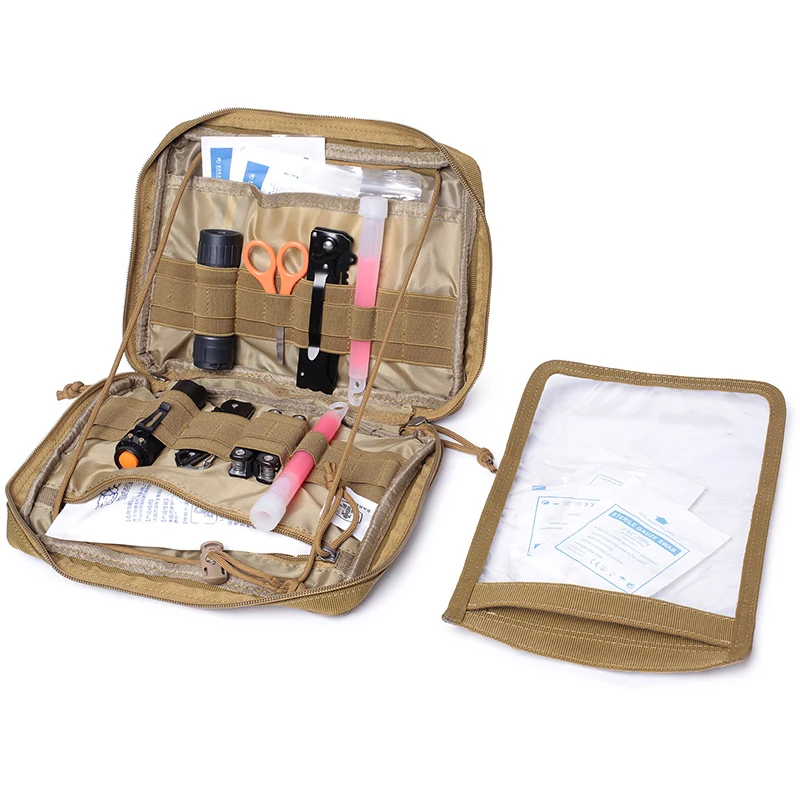 Тактический чехол Molle, военная сумка, Медицинский EDC, открытый аварийный набор, Сумки для хранения инструментов, аксессуары для кемпинга и охоты X5D Изображение 4