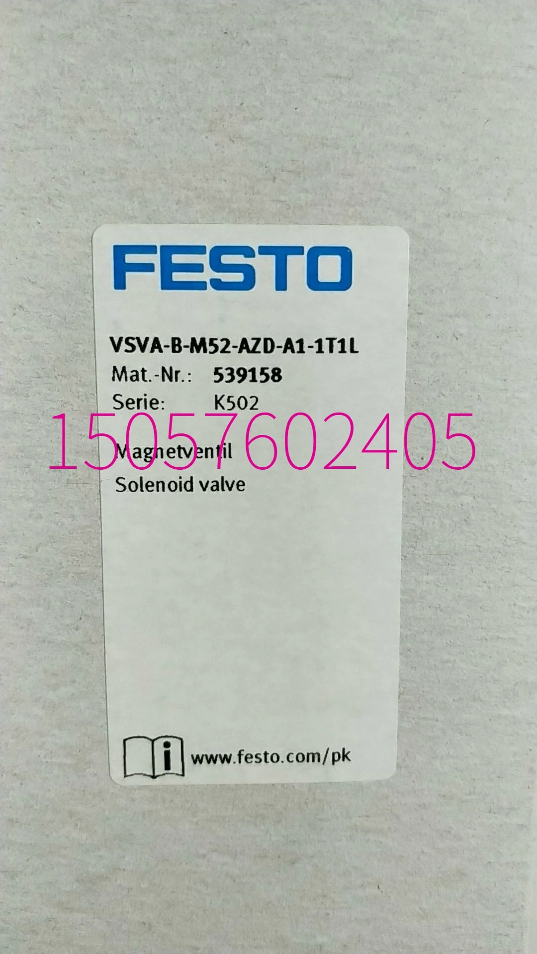 Электромагнитный клапан Festo FESTO CPE14-M1BH-5J-QS-8 196908 подлинный Изображение 1