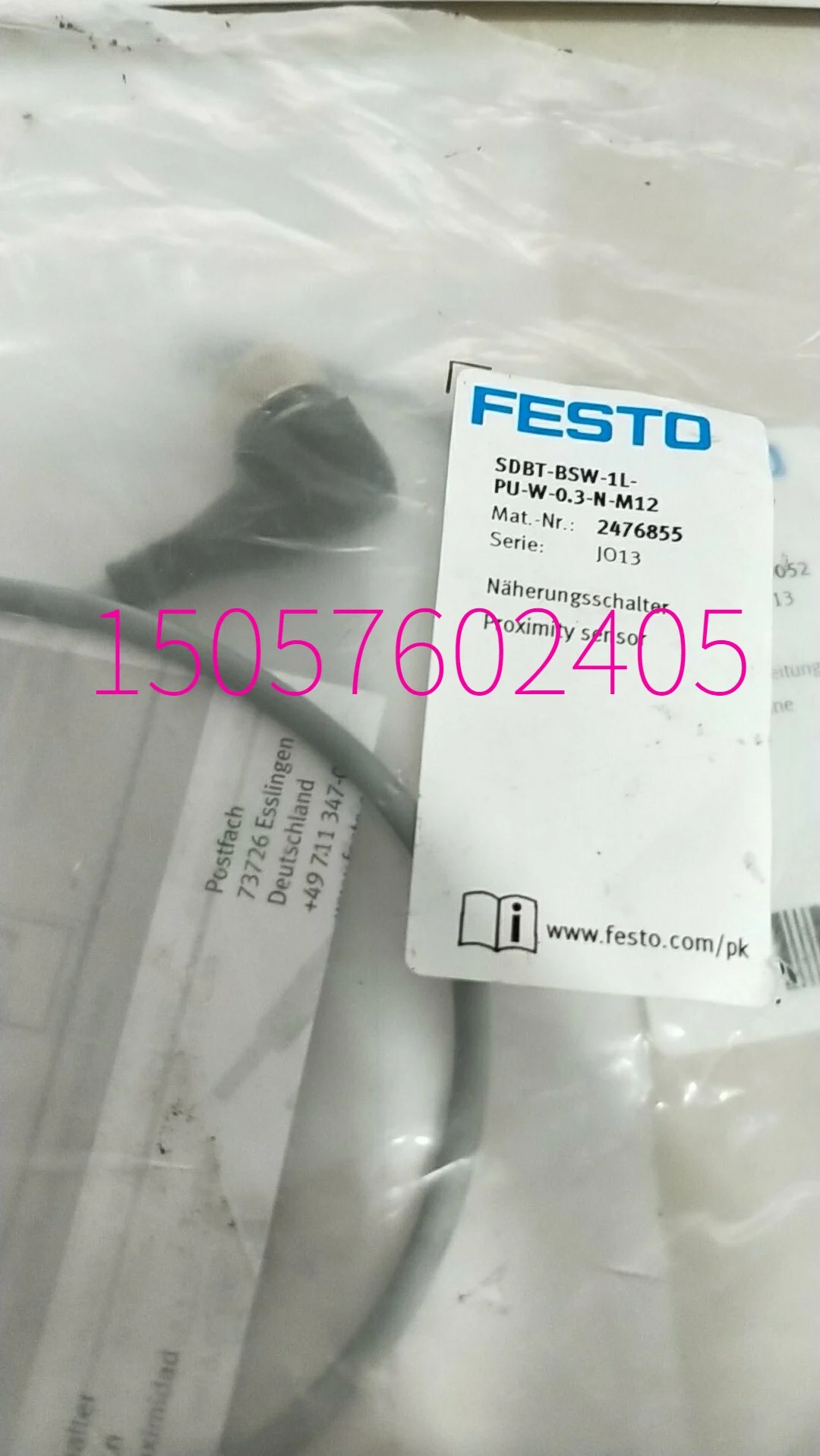 Электромагнитный клапан Festo FESTO CPE14-M1BH-5J-QS-8 196908 подлинный Изображение 2